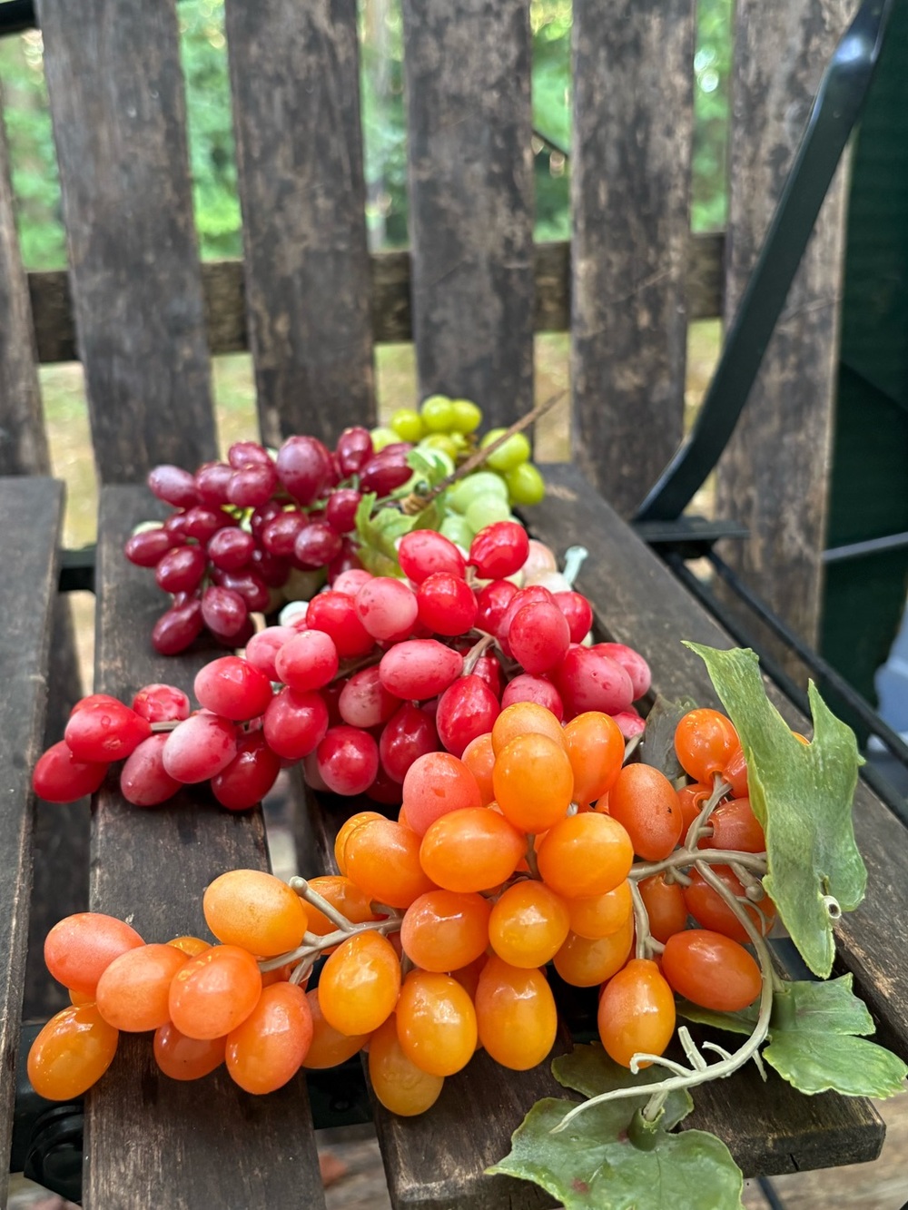 Orange Decorative Grapes Hanging All included